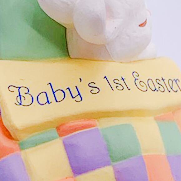 1994 Hallmark Keepsake Easter Ornament Baby's First Easter Dated 1994 in Box - Picture 5 of 7